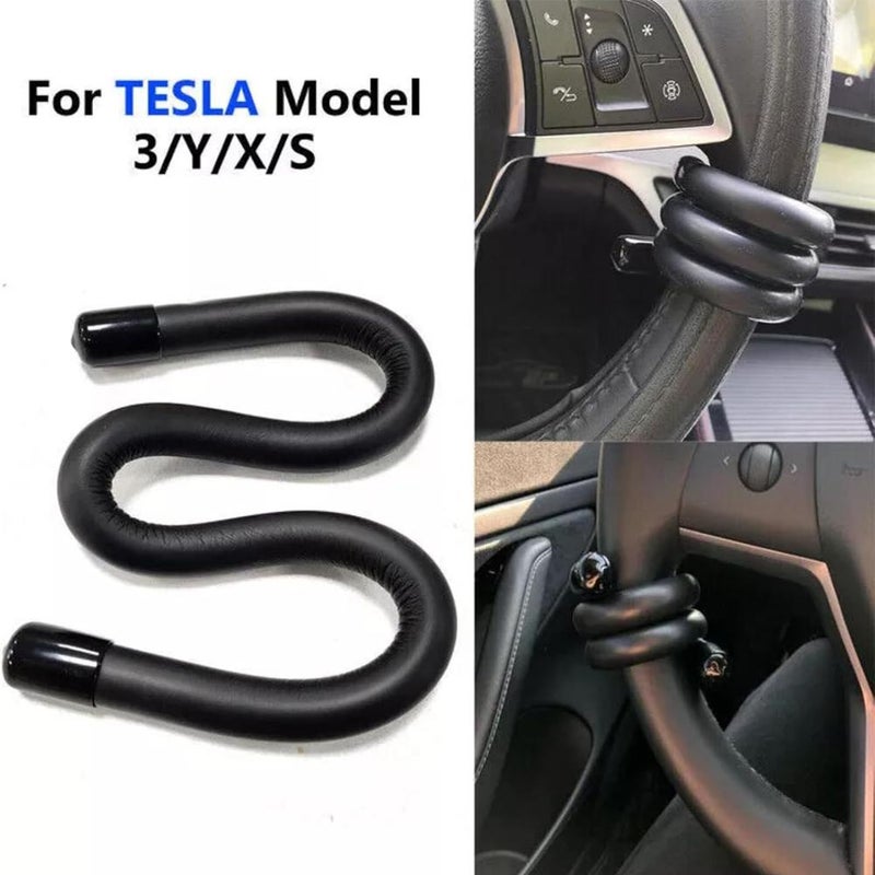 For Tesla Steering Wheel Weight for Tesla Steering Wheel Weight Autopilot – Adjustable Counterweight Ring, Flexible Alloy Core, Soft Foam, Black, Universal Fit (size Optional) (260g Black) - Image 2